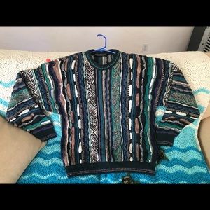 Coogi-style, 90s, vintage sweater